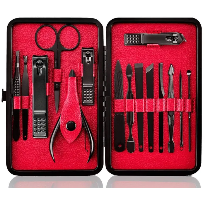 Set manicure/pedicure professionale - 15 pezzi