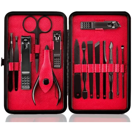 Set manicure/pedicure professionale - 15 pezzi