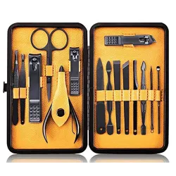 Set manicure/pedicure professionale - 15 pezzi