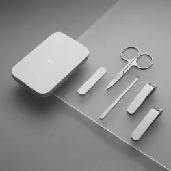 XIAOMI Mijia - manicure / pedicure sæt - negleklipper / saks - rustfrit stål - 5 stk.