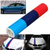 M-farvede striber - vinylbilklistermærke - til BMW - 15cm * 1m