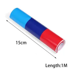 Paski w kolorze M - winylowa naklejka samochodowa - dla BMW - 15cm * 1mNaklejki