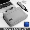 Skyddande laptopfodral - vattentät - med handtag / axelrem / dragkedja - för Macbook Pro