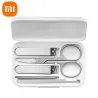 XIAOMI Mijia - set de manucure / pédicure - coupe-ongles / ciseaux - acier inoxydable - 5 pièces