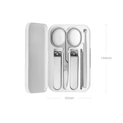 Clippers & TrimmersXIAOMI Mijia - set de manicura / pedicura - cortaúñas / tijeras - acero inoxidable - 5 piezas