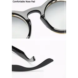 Gafas de solGafas de sol vintage flip up - estilo steampunk - doble capa - unisex