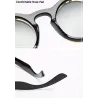 Vintage flip up solbriller - steampunk stil - dobbelt lag - unisex