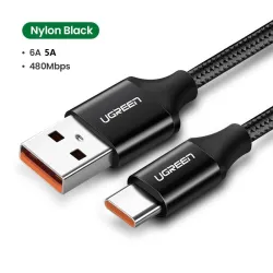 Ugreen - Câble USB type-C - charge rapide - 6A / 5A - 100W - 480Mbps
