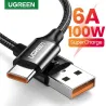 Ugreen - USB Type-C -kaapeli - pikalataus - 6A / 5A - 100W - 480Mbps