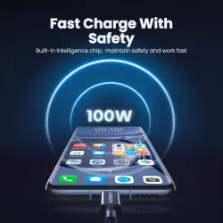 Ugreen - Câble USB type-C - charge rapide - 6A / 5A - 100W - 480Mbps