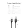 Ugreen - Câble USB type-C - charge rapide - 6A / 5A - 100W - 480Mbps