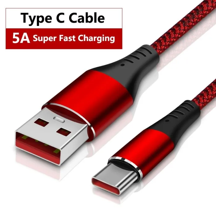 Pikalataus / datakaapeli - USB Type-C - 5A