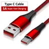 Pikalataus / datakaapeli - USB Type-C - 5A