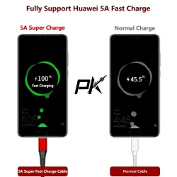 Pikalataus / datakaapeli - USB Type-C - 5A