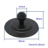 Bil dashbord sugekopp - rund plate - med teip - feste for GoPro / GPS / Smartphones