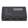 5 in/1 out - HDMI switcher - splitter - HUB - med IR fjernbetjening - 1080P - til HDTV DVD BOX