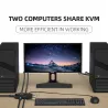 Commutateur KVM HDMI - avec prolongateur - 4 USB 2.0 - 4K30Hz 1080P60Hz