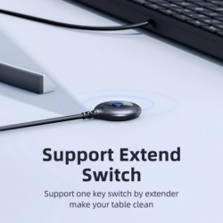 KVM-switch - USB 2.0 / 3.0 - voor Windows 10 / pc / toetsenbord / muis / printer - delen / koppelenHDMI Switcher
