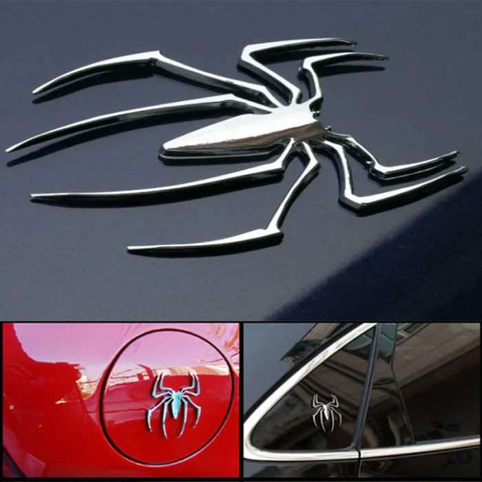 PegatinasAraña 3D - pegatina de coche de metal