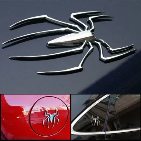 PegatinasAraña 3D - pegatina de coche de metal