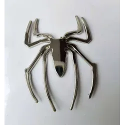 3D-spin - metalen autostickerStickers