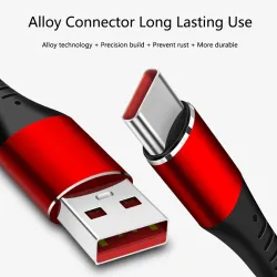 Pikalataus / datakaapeli - USB Type-C - 5A