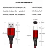 Snabbladdning / datakabel - USB typ-C - 5A
