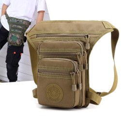 Taktisk / militär liten väska - med midja / ben / axelbälte - nylon