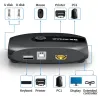 HDMI KVM-switch - med förlängare - 4 USB 2.0 - 4K30Hz 1080P60Hz