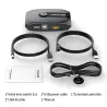 Commutateur KVM HDMI - avec prolongateur - 4 USB 2.0 - 4K30Hz 1080P60Hz