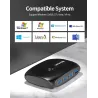 KVM-switch - USB 2.0 / 3.0 - för Windows 10 / PC / tangentbord / mus / skrivare - delning / parning