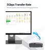 KVM-switch - USB 2.0 / 3.0 - för Windows 10 / PC / tangentbord / mus / skrivare - delning / parning