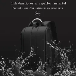 Sac à dos élégant pour ordinateur portable - extra fin - étanche - avec port de chargement USB