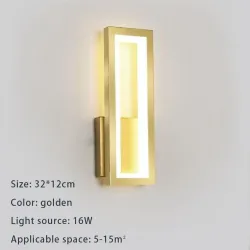 Candeeiro de parede moderno em acrílico - candeeiro de parede LED - 16W