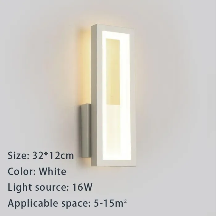 ApliquesAplique acrílico moderno - Aplique LED - 16W