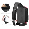 Multifunksjon crossbody bag - 9,7" bærbar ryggsekk - med USB-ladeport - vanntett