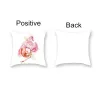 Pynteputetrekk - med rosa flamingo - 45 * 45cm