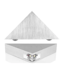 Moderne vegglampe - trekantformet - aluminium - LED - 3W