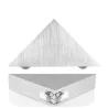 ApliquesAplique moderno - forma de triángulo - aluminio - LED - 3W
