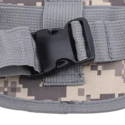 Moderiktig liten väska - med midja / ben / axelbälte - nylon