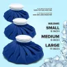 Sacs de glace médicaux - thérapie par le froid - réutilisables - blessures sportives / douleurs musculaires / soulagement de la