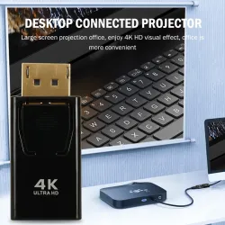 DivisorConversor DP a HDMI - adaptador - 4K - para PC / TV / proyectores