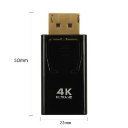 DivisorConversor DP a HDMI - adaptador - 4K - para PC / TV / proyectores