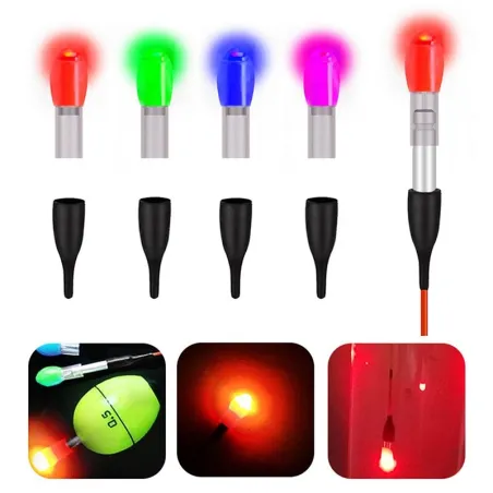 Drijvende LED lamp - voor nachtvissen - 2 stuksVissen