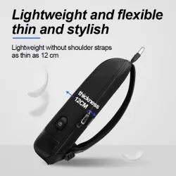 Elegant bærbar rygsæk - ekstra tynd - vandtæt - med USB-opladningsport