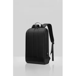Elegant laptop-ryggsekk - ekstra tynn - vanntett - med USB-ladeport