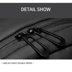 MochilasBandolera multifunción - Mochila para portátil de 9,7" - con puerto de carga USB - resistente al agua