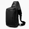 Sac à bandoulière à la mode - sac à dos pour iPad 9,7" - avec port de chargement USB - étanche