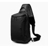 Trendig crossbody-väska - ryggsäck för 9,7" iPad - med USB-laddningsport - vattentät