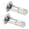 Billykt - LED-pære - 6000K - H1 - 80W - 2 stk.